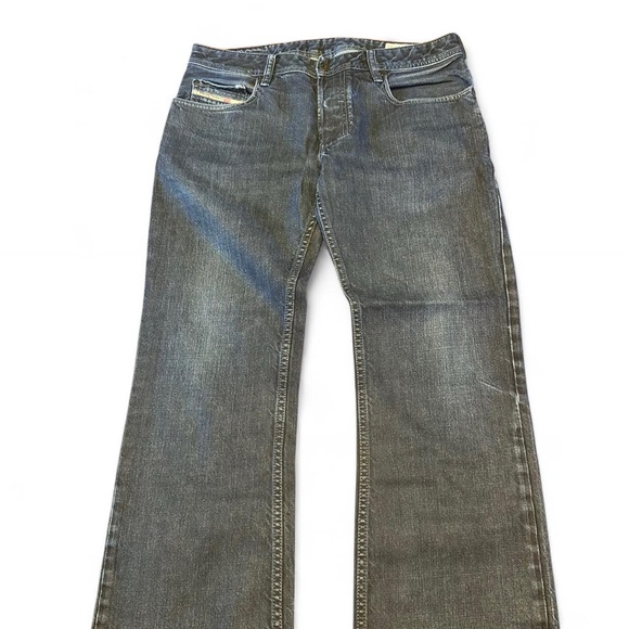 Diesel Industry Men’s Zatiny Bootcut Dark Blue Cotton Jeans Size 32x32 - Picture 1 of 7